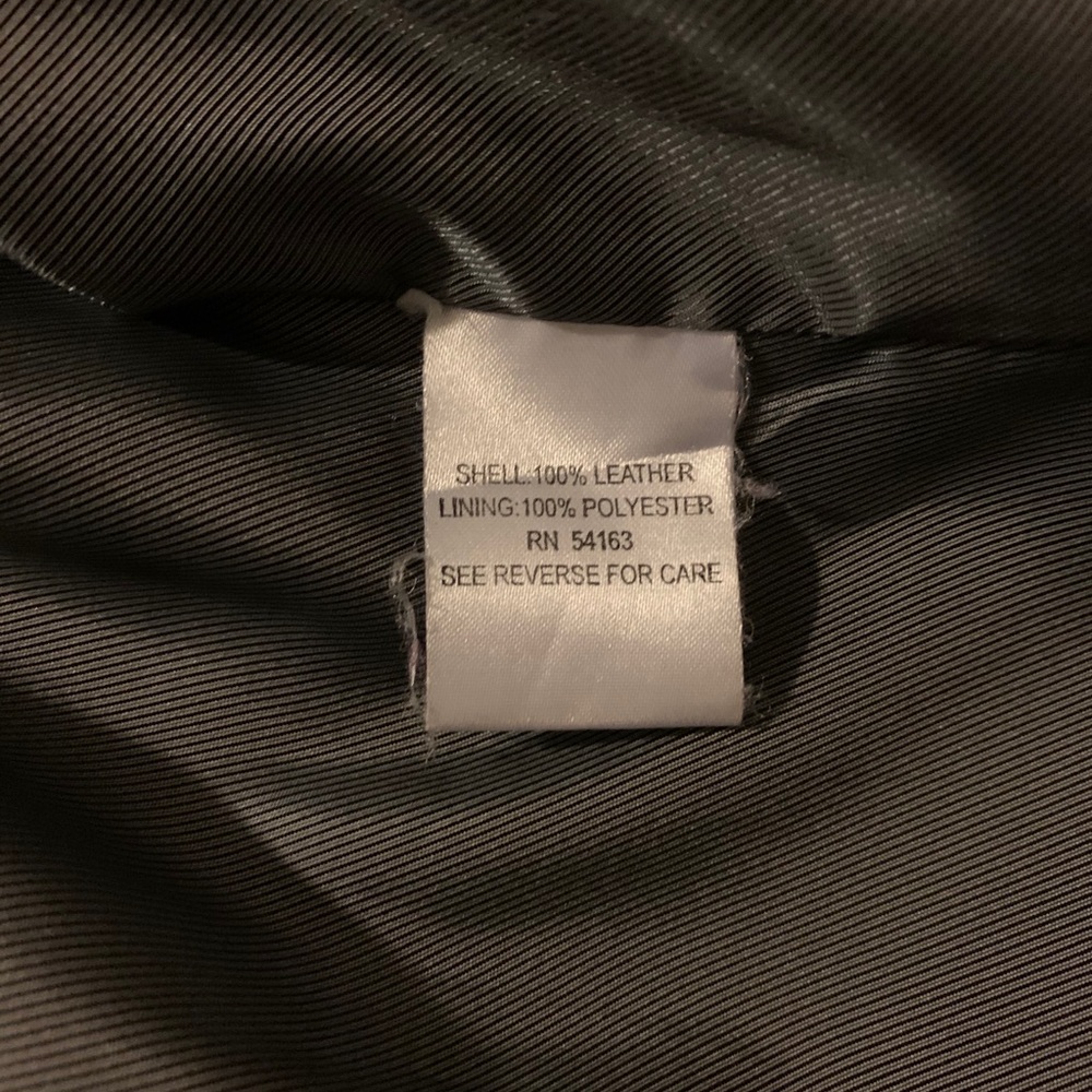 Women’s Calvin Klein leather jacket - Picture 4 of 11